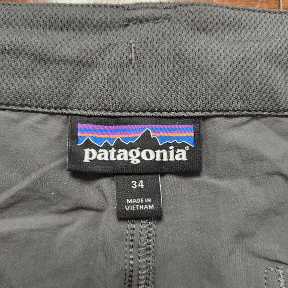 Patagonia men's gray shorts in size 34 - Picture 3 of 13